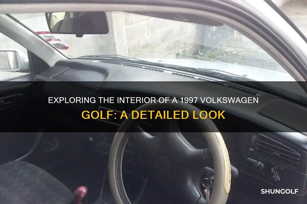 what does the inside of 97 volkswagen golf look like