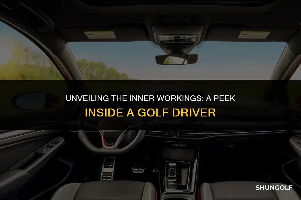 what does the inside of a golf driver look like