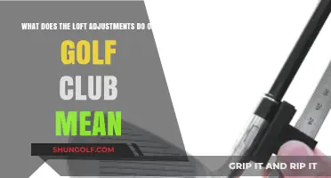 Understanding Loft Adjustments: Enhancing Golf Club Performance and Precision