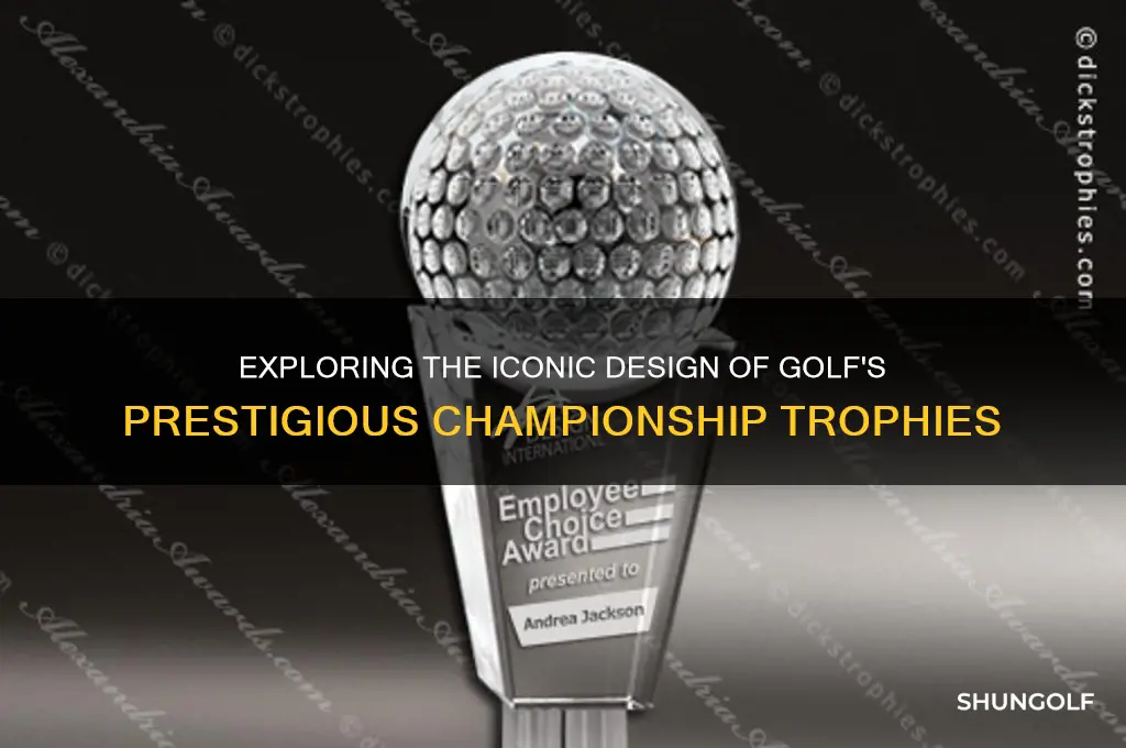 what does the trophy for golf look like