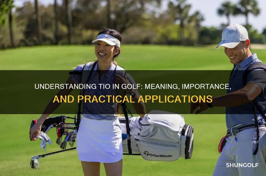 what does tio stand for in golf