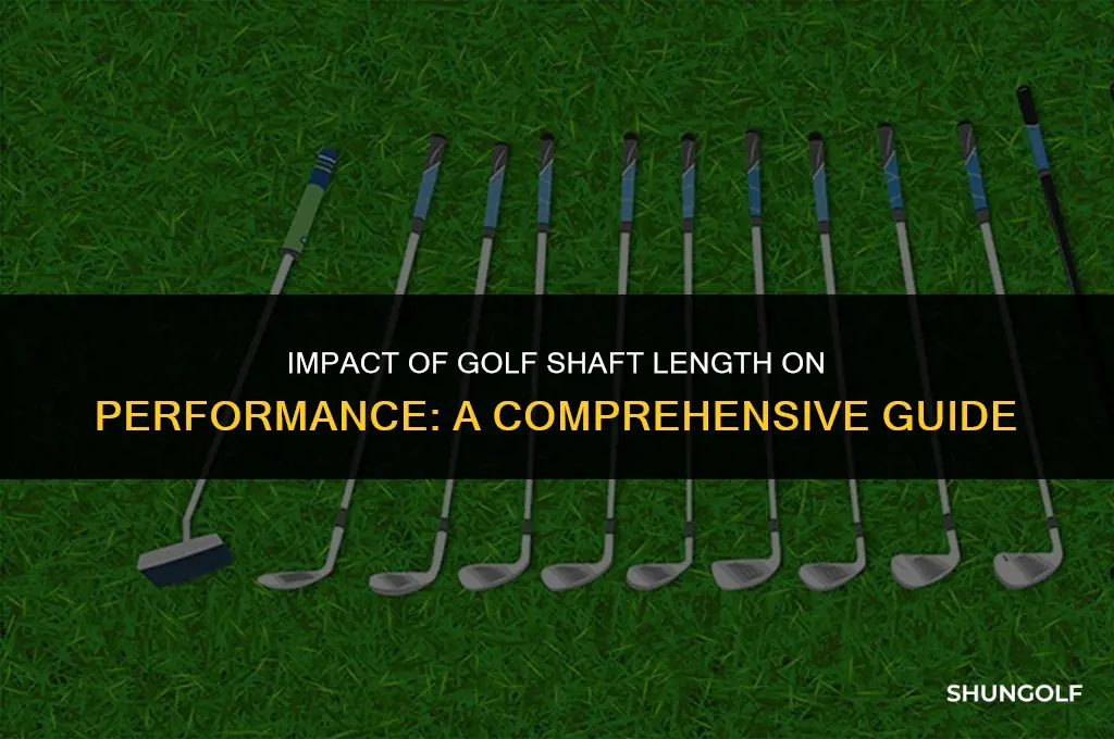 what does to long of a golf shaft do