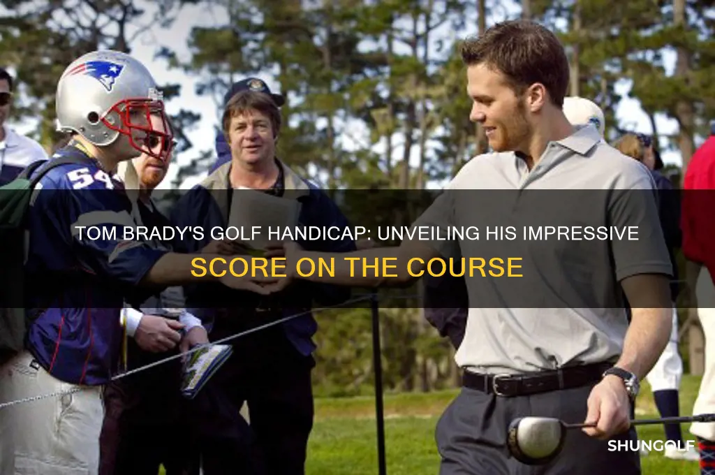 what does tom brady shoot in golf