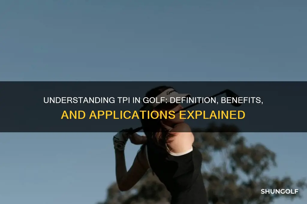 what does tpi stand for golf