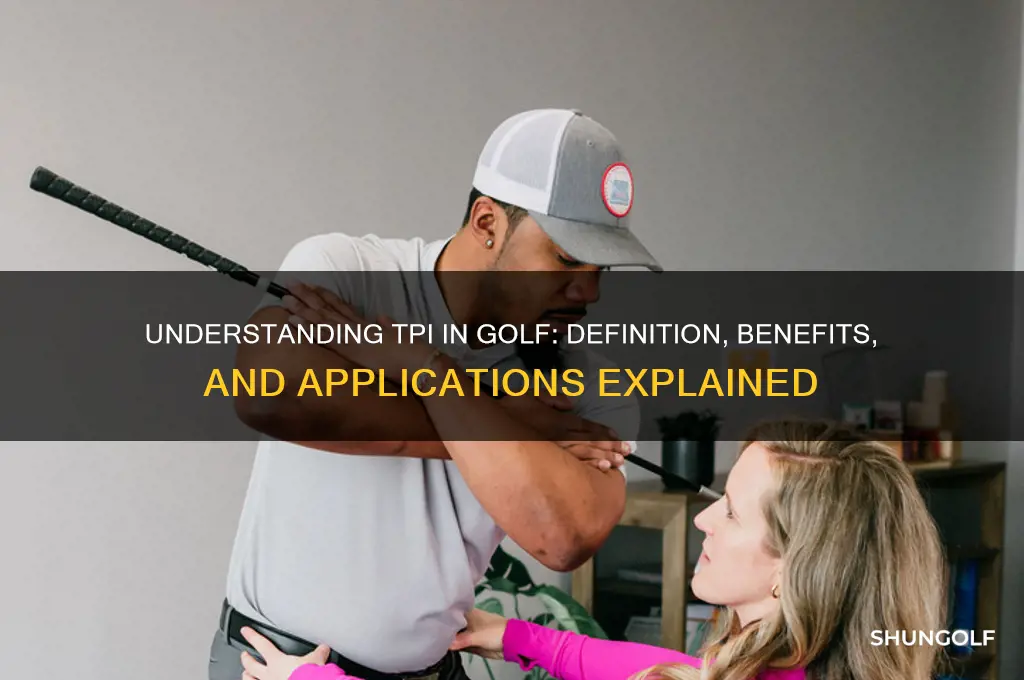 what does tpi stand for in golf