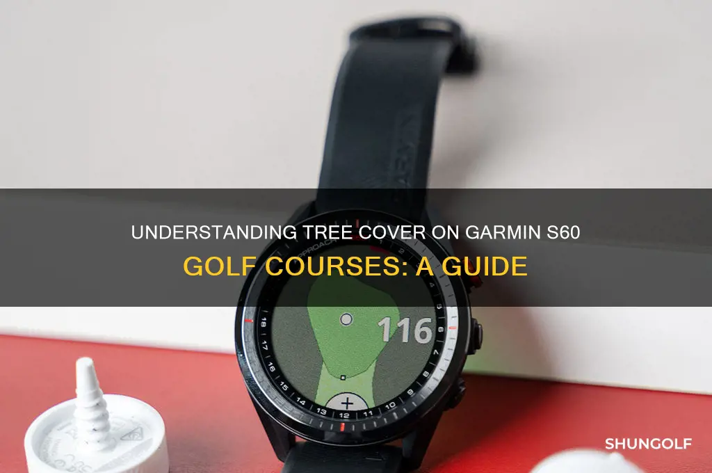 what does tree cover mean on garmin s60 golf courses