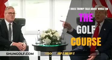Trump's Golf Course Conversations: Politics, Business, and Beyond