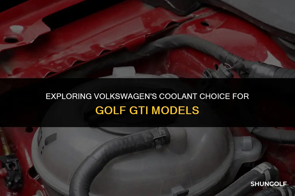 what does volkswagen use for coolant golf gti