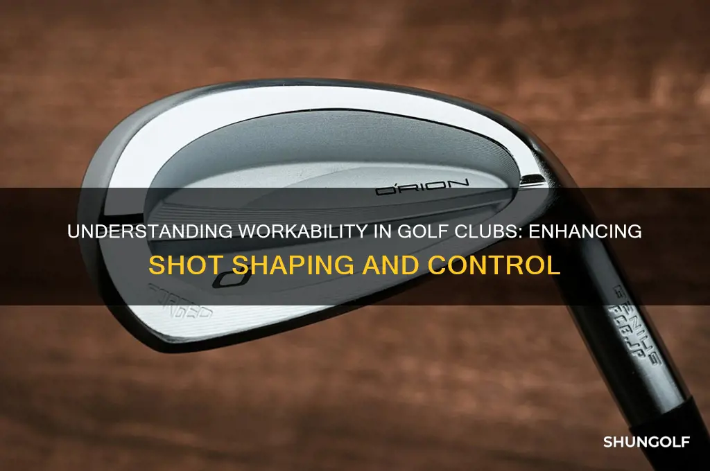 what does workability mean in golf clubs