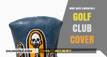 Decoding the X: Understanding Its Meaning on Golf Club Covers