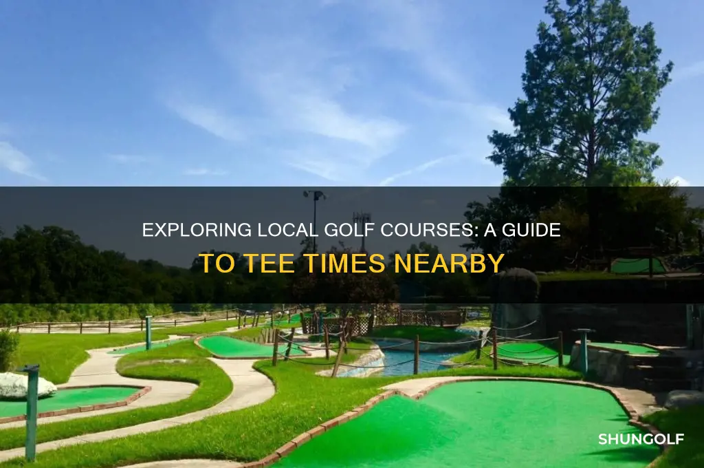 what doing golf in the area