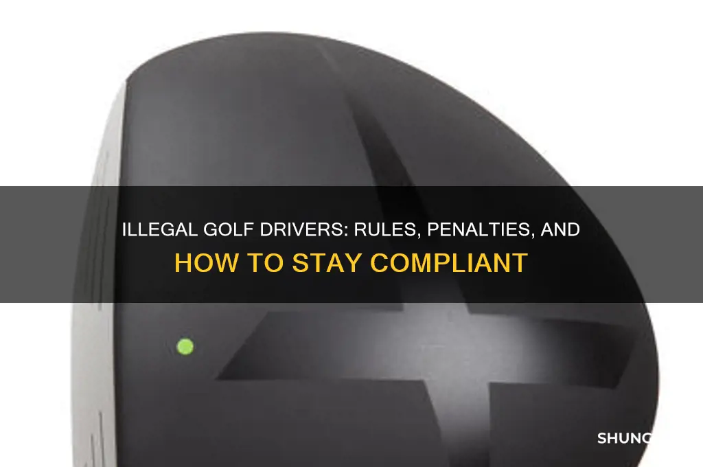 what drivers are illegal in golf