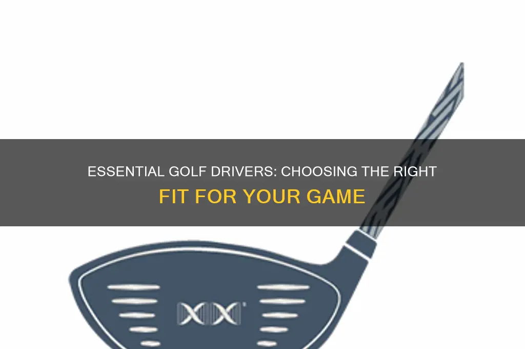 what drivers do i need for golf