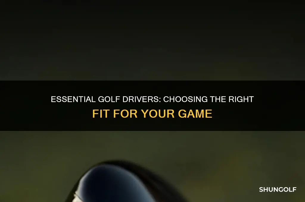 what drivers do i need golf