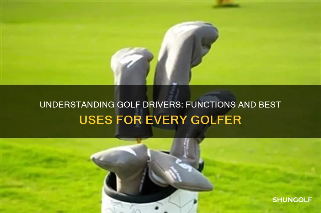 what drivers in golf does what