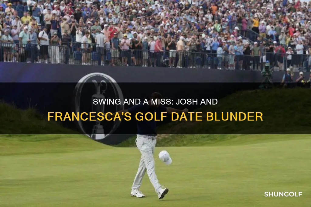 what embarassing moment occurred during josh and francesca