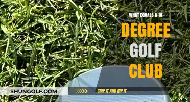 Understanding the Equivalent: What Matches a 10-Degree Golf Club?