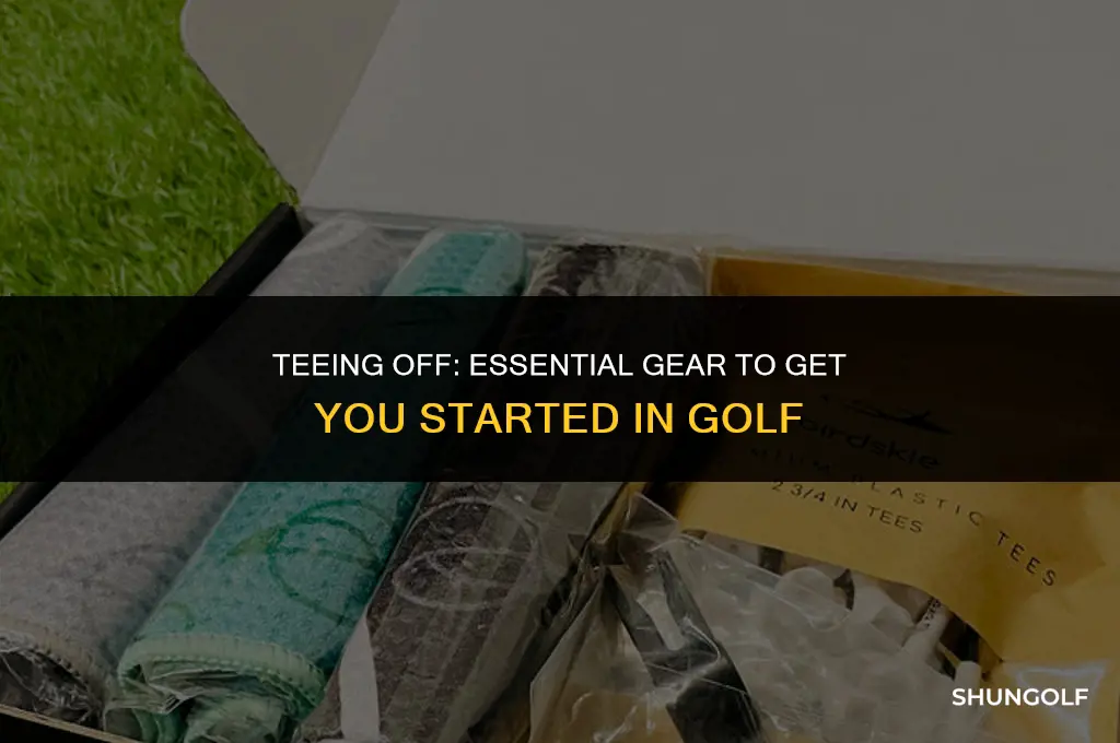 what equipment do i need to start golf