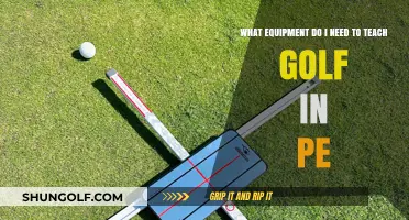 Essential Golf Equipment for Effective PE Teaching and Instruction