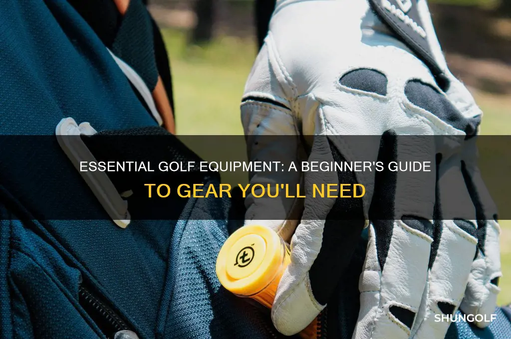 what equipment is needed for golf