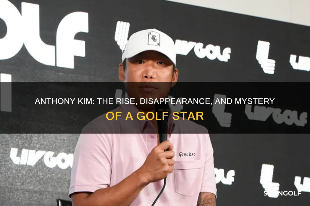 what ever happend to anthony kim golfer