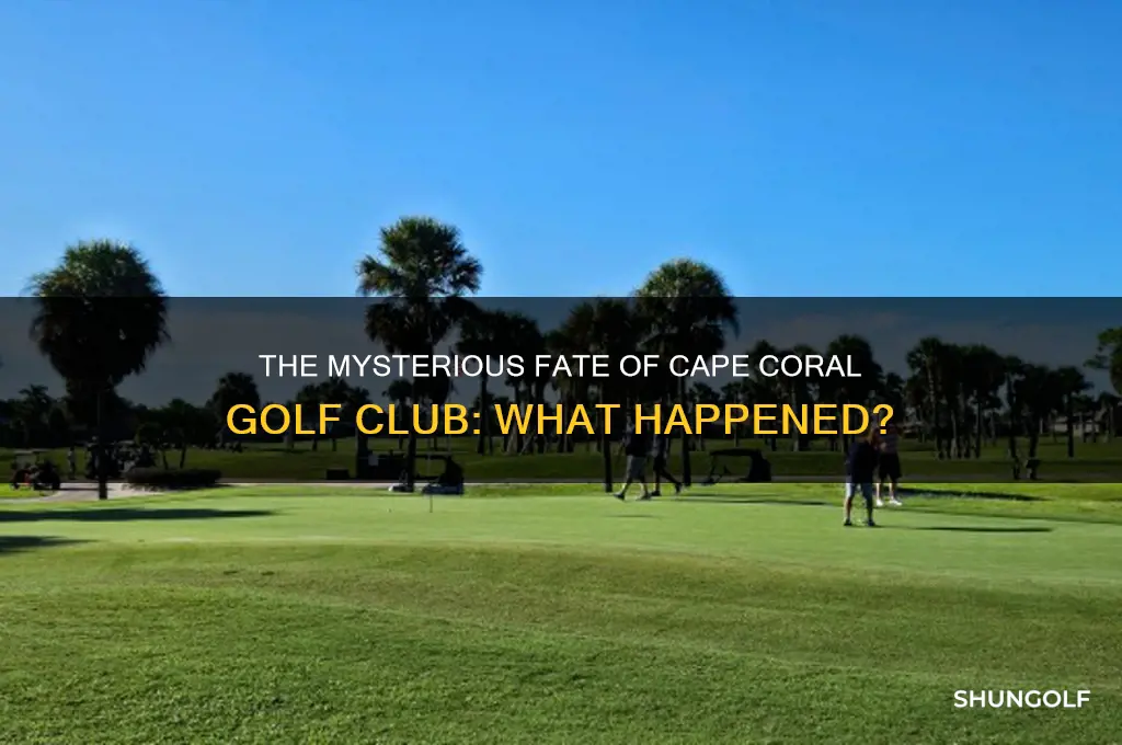 what ever happened to cape coral golf club