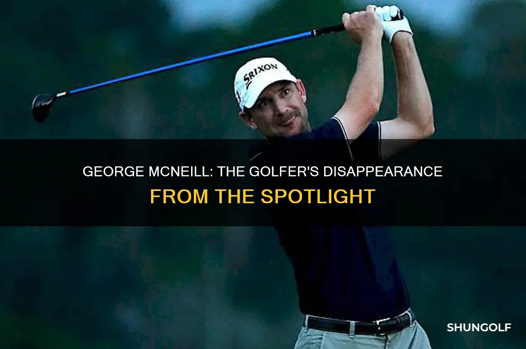 what ever happened to george mcneill golfer