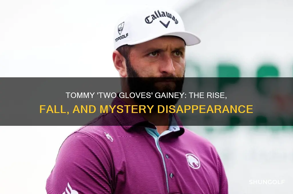 what ever happpened to golfer tommey two gloves