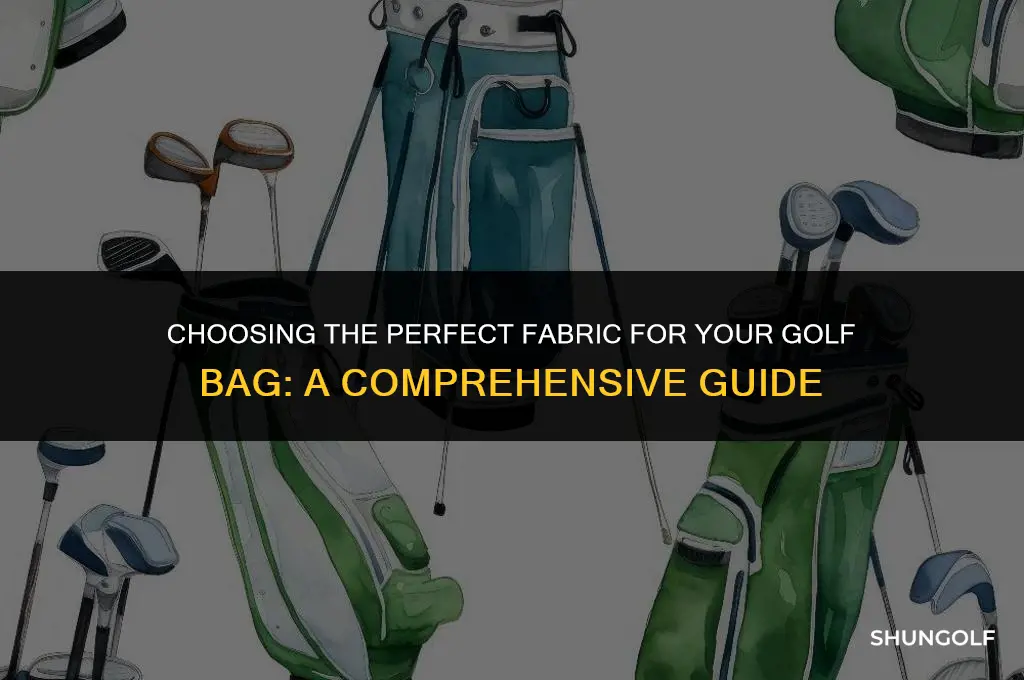 what fabric to make golf bags