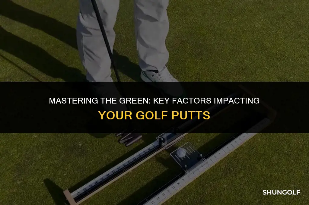 what factors of impact are used in putting in golf