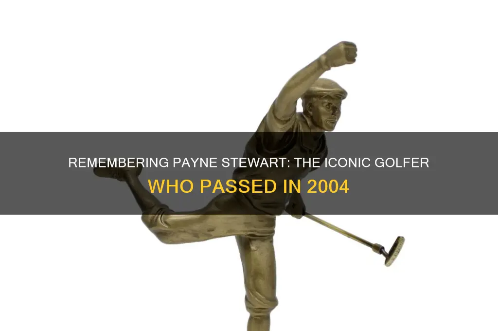 what famous golfer died in 2004