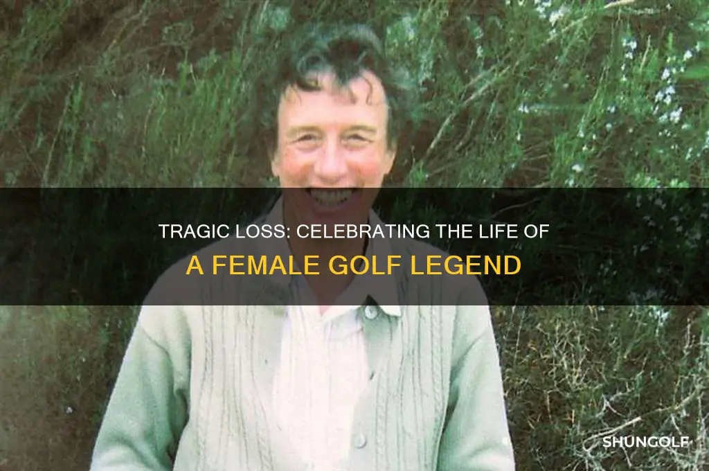 what female golfer died this week
