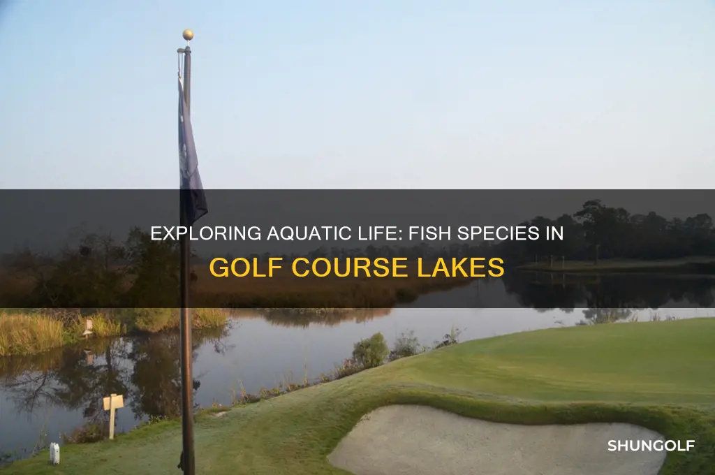what fish are in lakes by golf courses