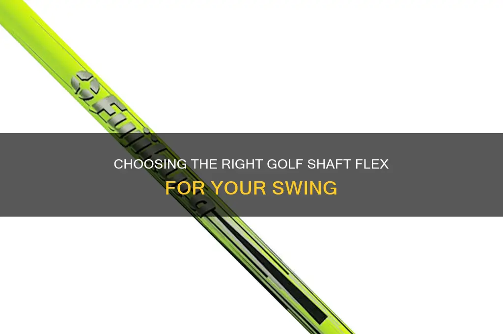 what flex do i need golf