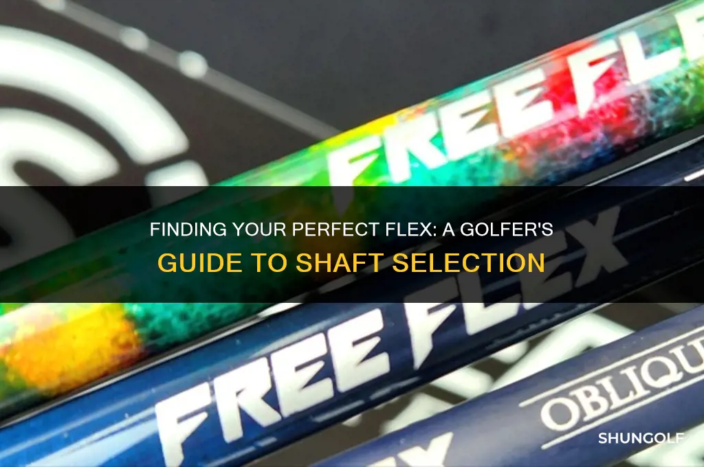 what flex golf shaft do i need