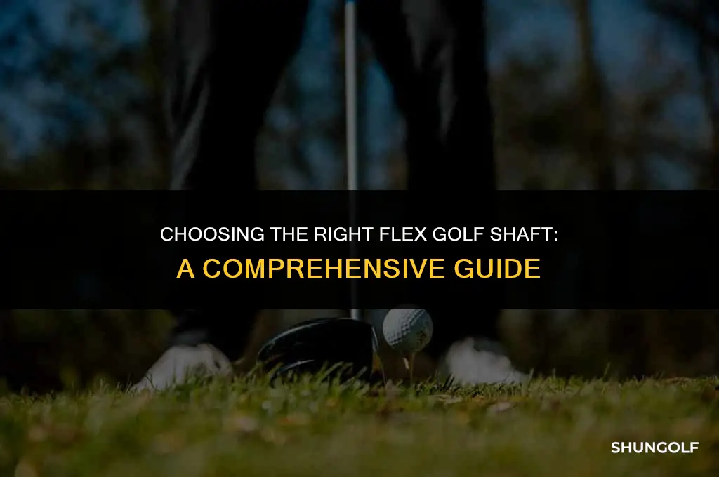 what flex golf shaft should i use