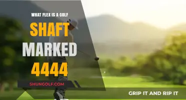 Unveiling the Mystery: What Flex Does a Golf Shaft Marked 4444 Indicate?