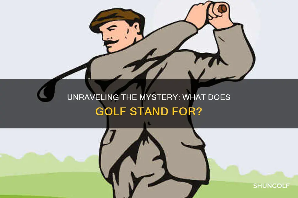 what foes golf stand for