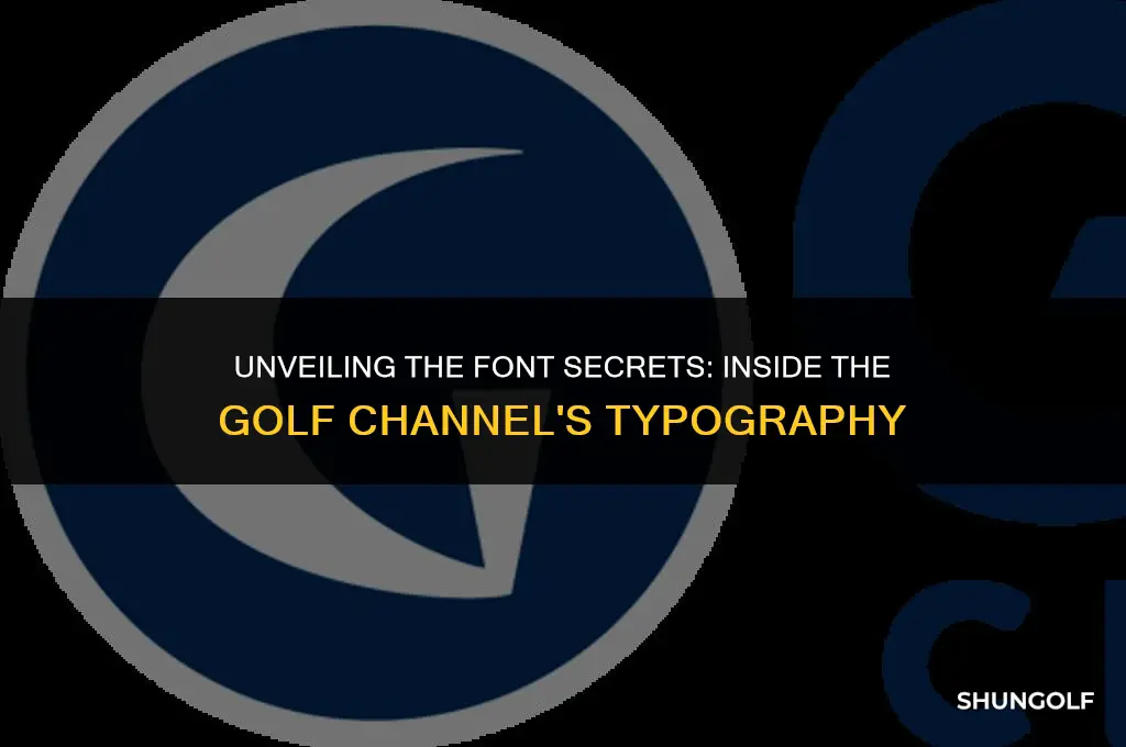 what font does golf channel use