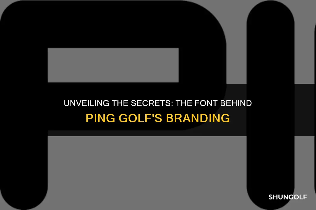 what font does ping golf use