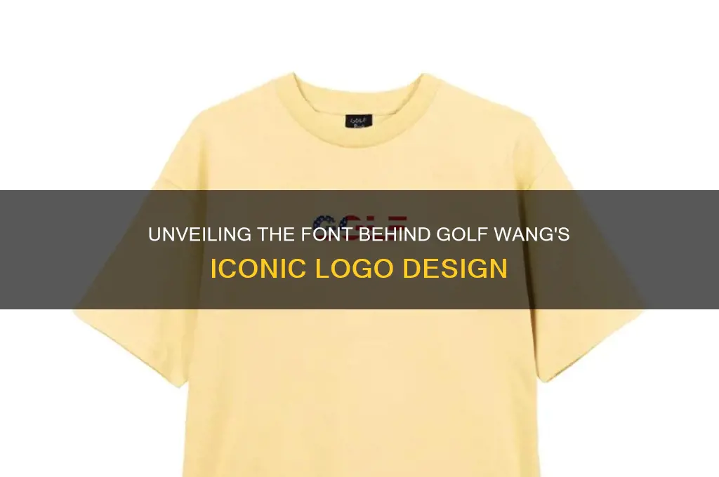 what font is the golf wang logo
