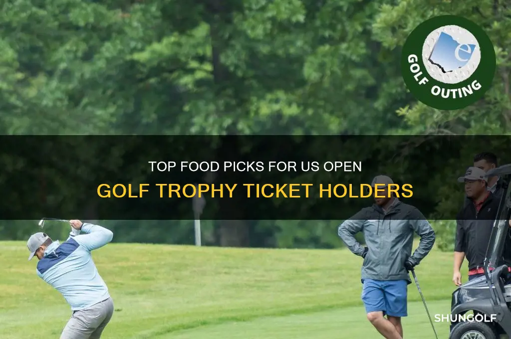 what food opinions for trophy tickets us open golf