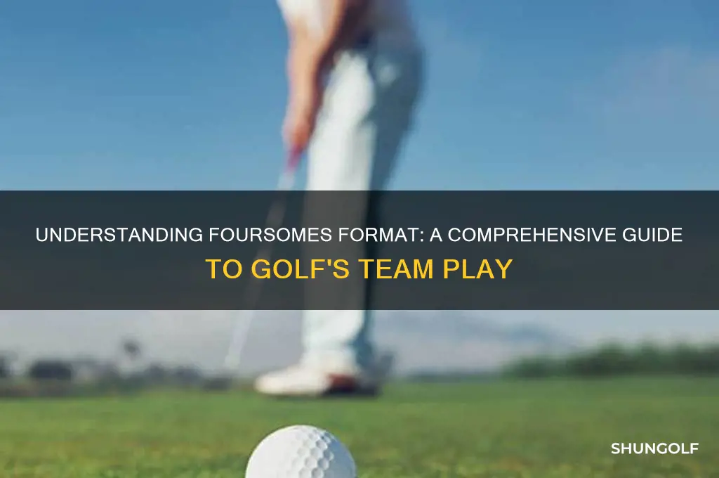 what format is foursomes in golf