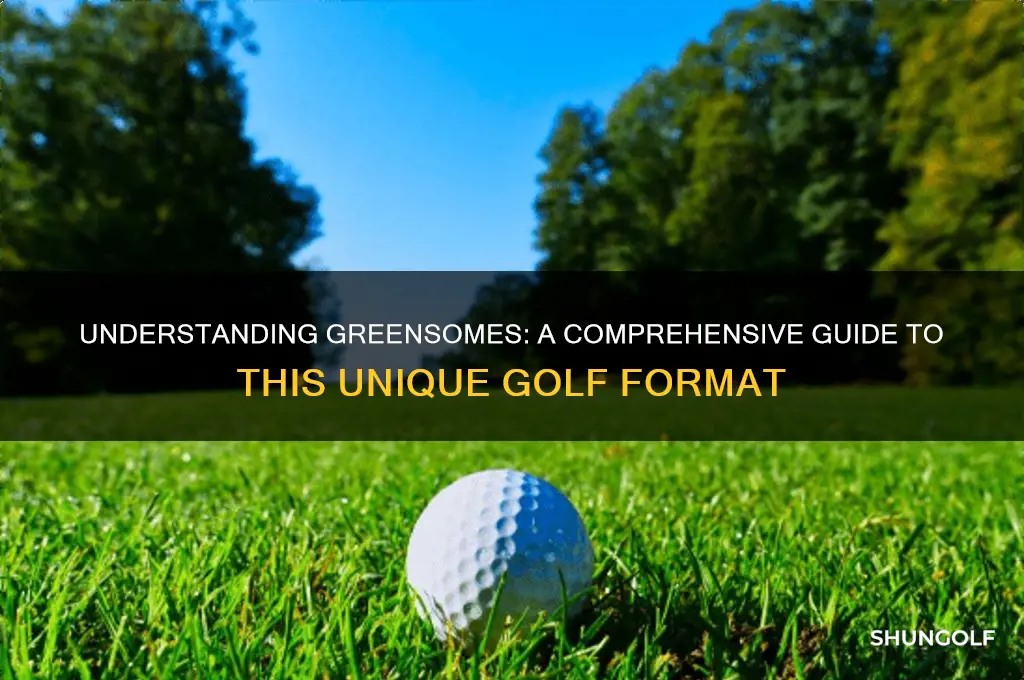 what format is greensomes in golf
