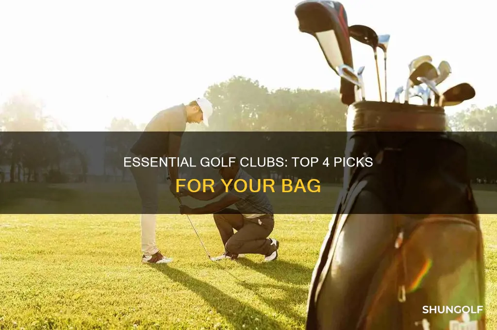 what four golf clubs should you carry in your bag
