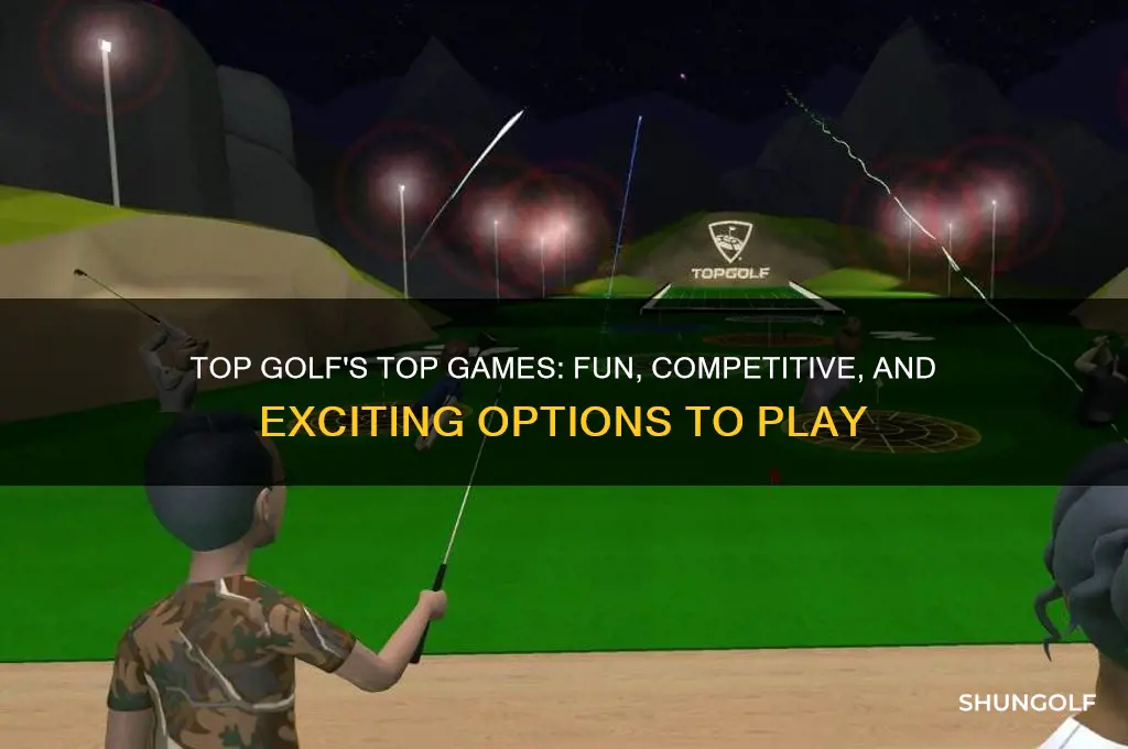 what games are at top golf