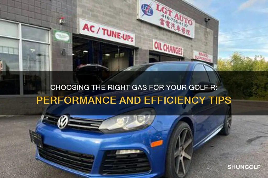 what gas to put in golf r