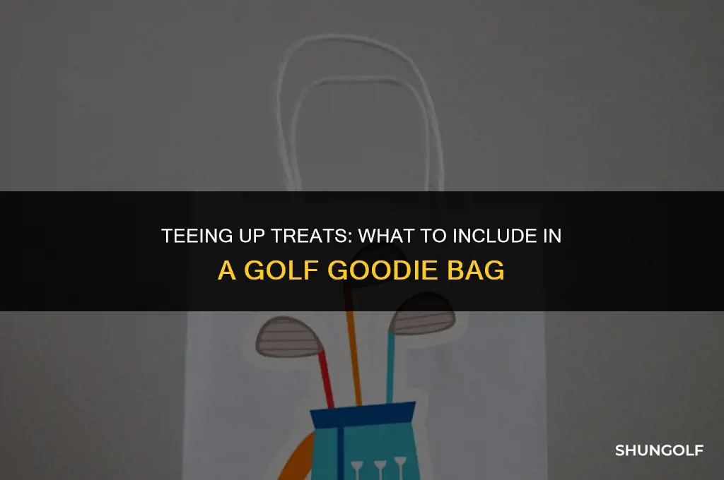 what goes in a golf goodie bag