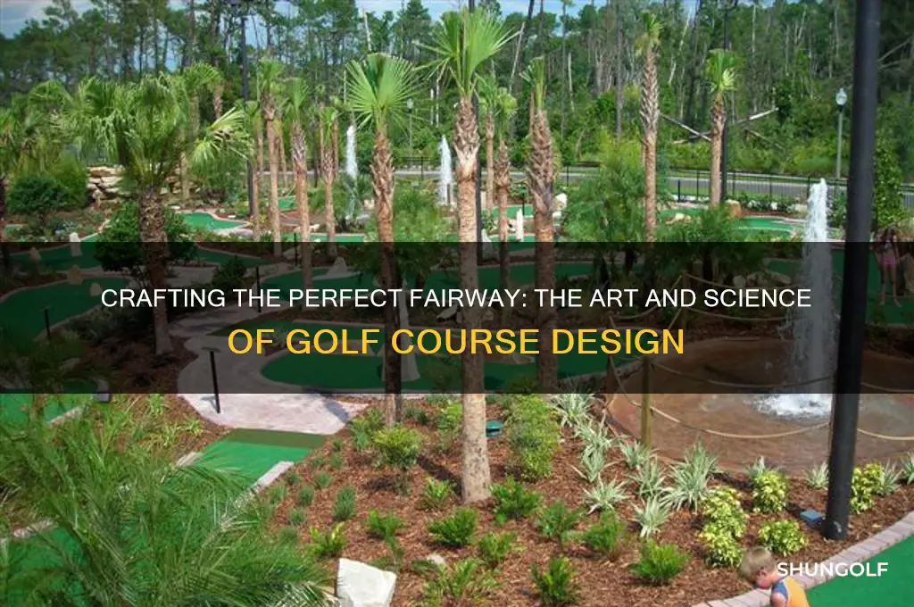what goes into designing a golf course