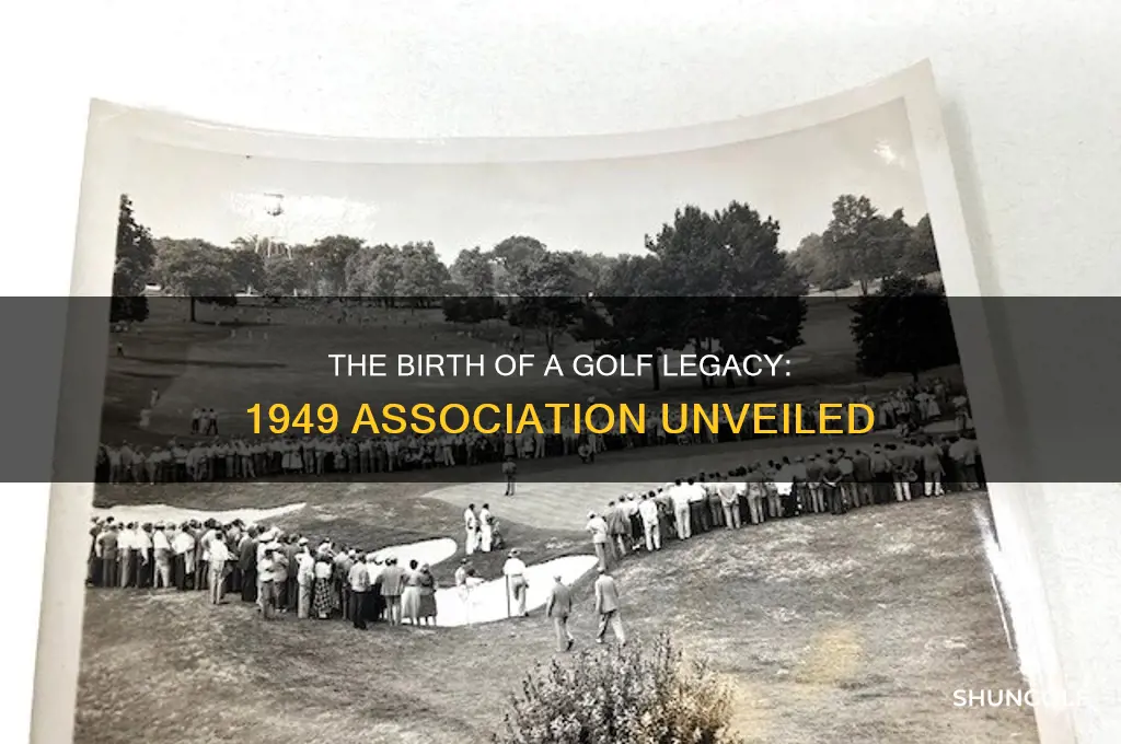 what golf association was formed in 1949